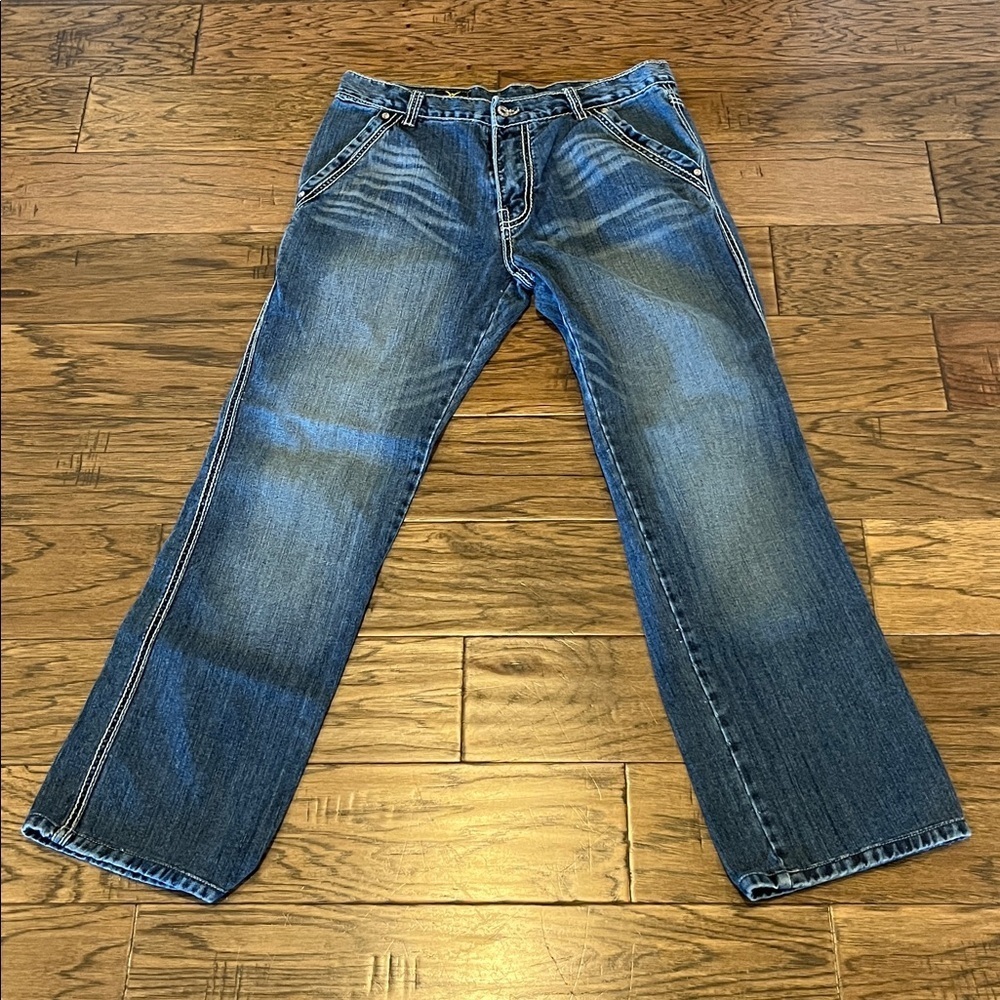 Ya Ge Lai Jeans Straight Leg Trouser Size 32